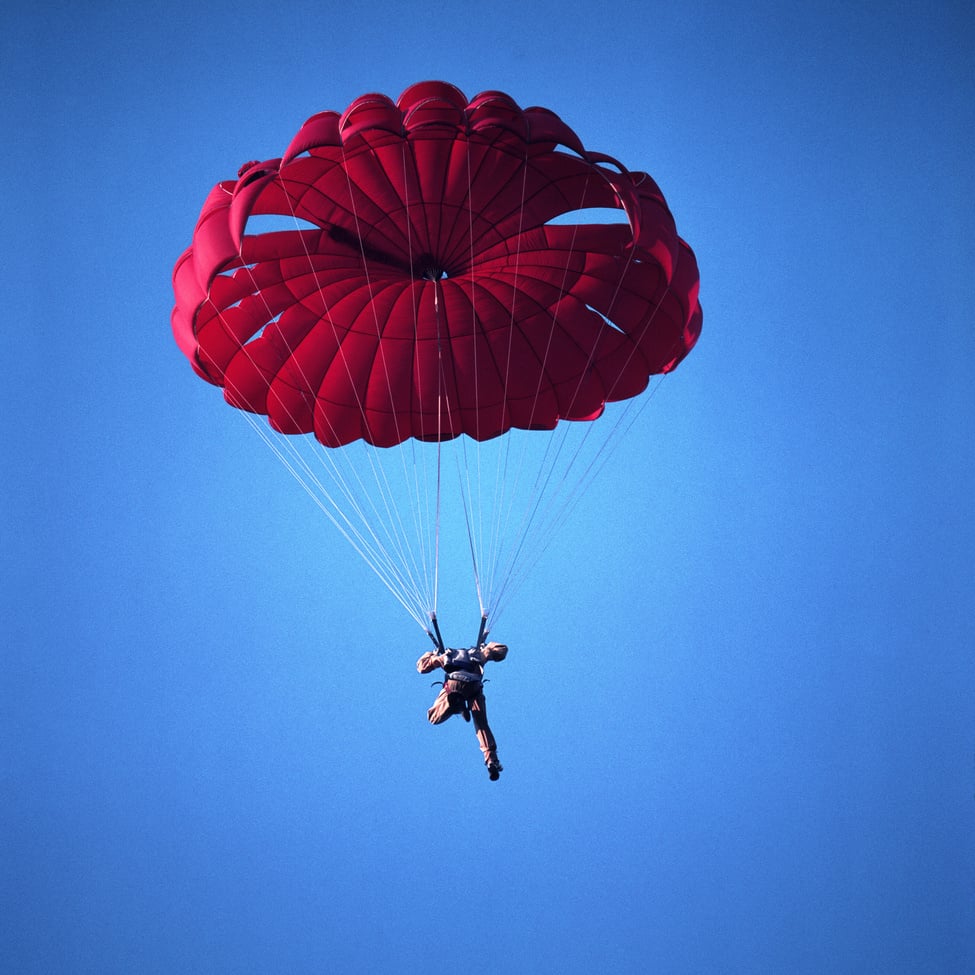 parachute jumping